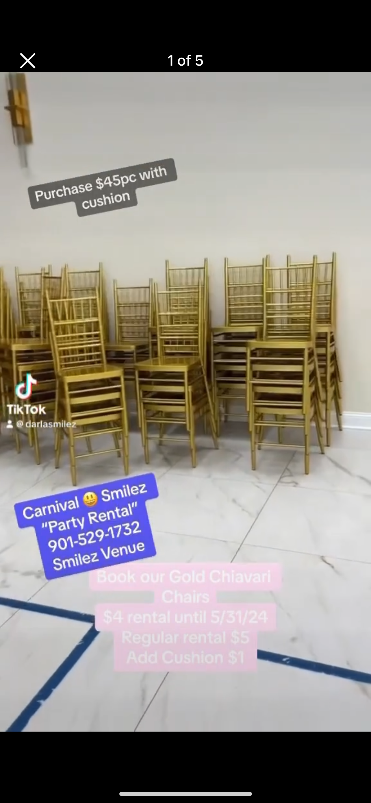 Reserve Chiavari Chair