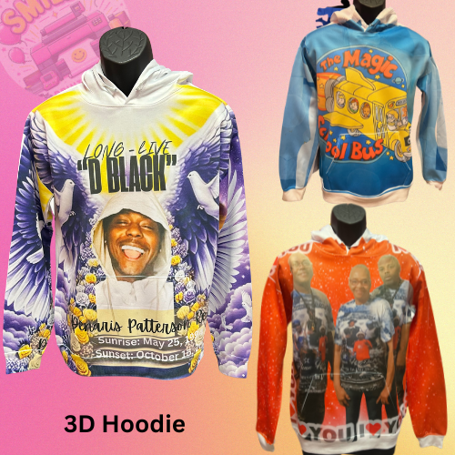 3D Custom Hoodie (Most Popular)