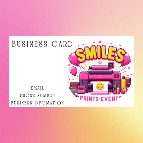 Business Cards (Front only)