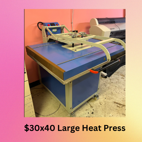 On Site Large Heat Press